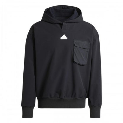 Front - Adidas Mens City Escape Premium Hoodie