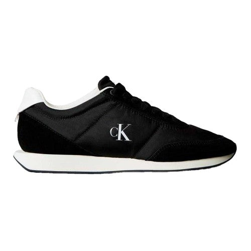Front - Calvin Klein Mens Retro Suede Trainers