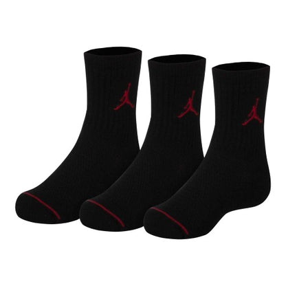 Front - Nike Childrens/Kids Air Jordan Crew Socks (Pack of 3)