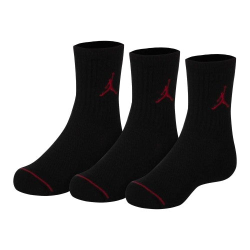 Front - Nike Childrens/Kids Air Jordan Crew Socks (Pack of 3)