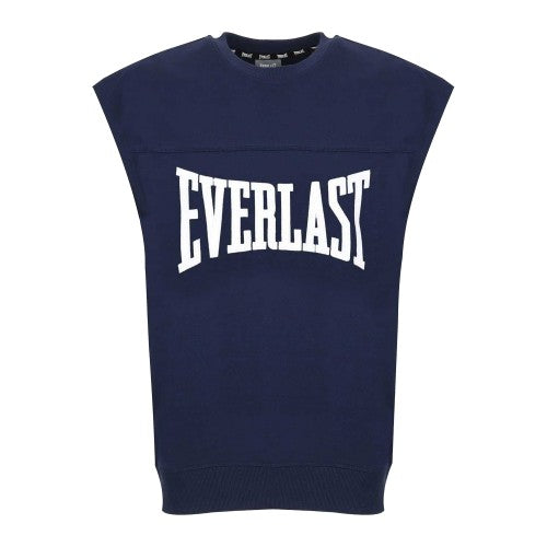 Front - Everlast Mens Ribbed Oversized Sleeveless Sweatshirt