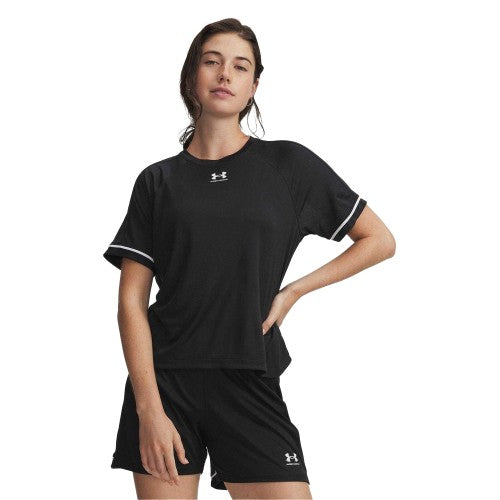 Front - Under Armour Womens/Ladies Logo Boxy T-Shirt