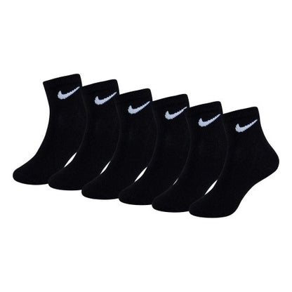 Front - Nike Childrens/Kids Logo Ankle Socks (Pack of 6)