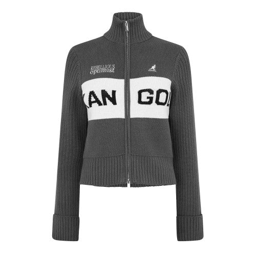 Front - Kangol Womens/Ladies Turtle Neck Cardigan
