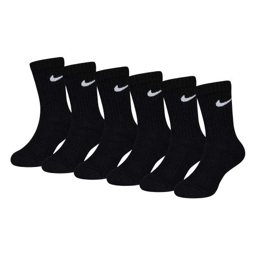 Front - Nike Childrens/Kids Crew Socks (Pack of 6)