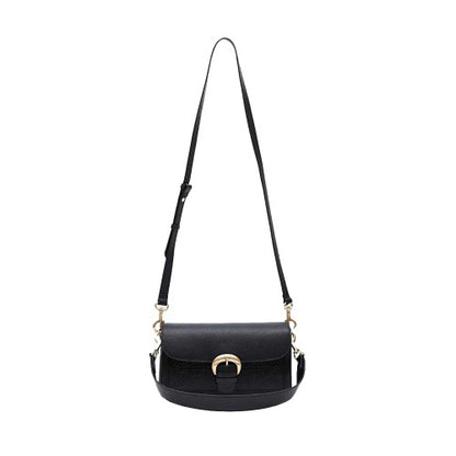 Front - Biba Sienna Embossed Leather Crossbody Bag