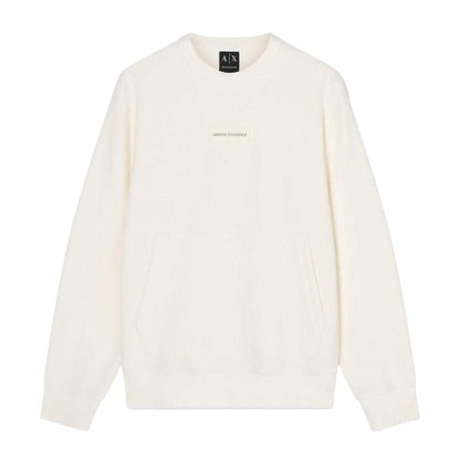 Front - Armani Exchange Mens Relaxed Fit Sweatshirt