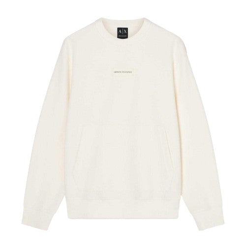 Front - Armani Exchange Mens Relaxed Fit Sweatshirt