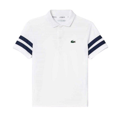 Front - Lacoste Childrens/Kids Striped Polo Shirt