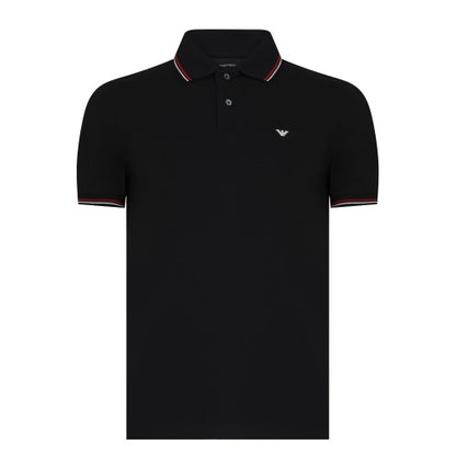 Front - Emporio Armani EA7 Mens Tipped Regular Polo Shirt