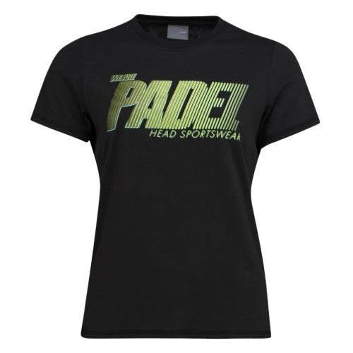 Front - Head Womens/Ladies Padel Printed Sport T-Shirt