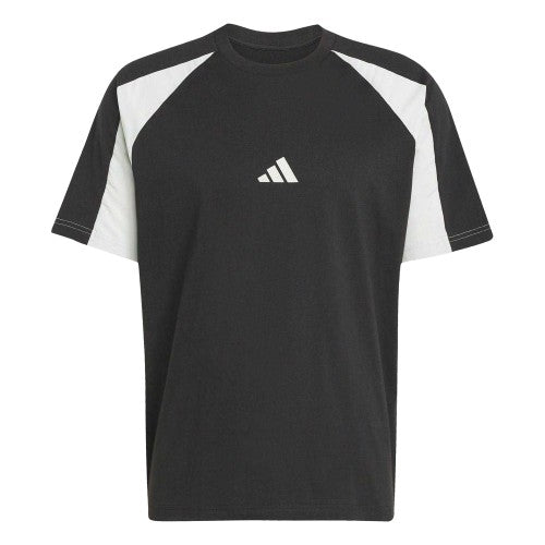 Front - Adidas Mens Essentials Colour Block T-Shirt