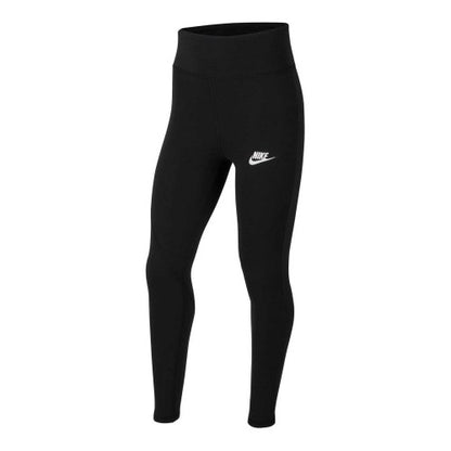 Front - Nike Girls High Waist Leggings