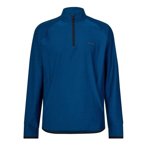 Front - Boss Mens Regular Raglan Active Sweatshirt