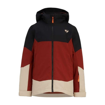 Front - Ziener Childrens/Kids Agimo Colour Block Ski Jacket
