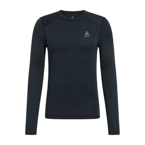 Front - Odlo Mens Slim Long-Sleeved Base Layer Top
