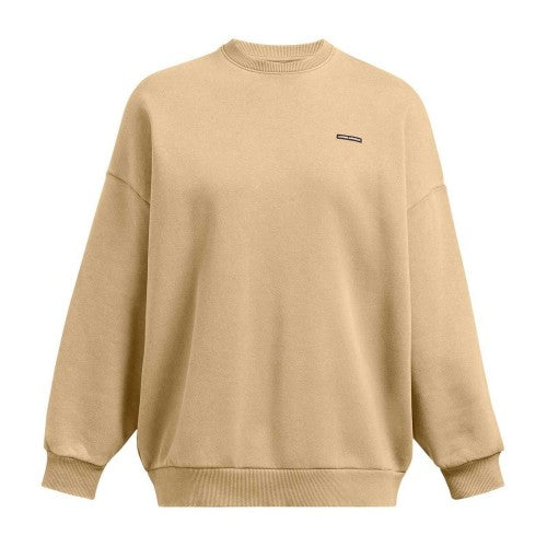 Front - Under Armour Unisex Adult Crew Neck Oversized Sweatshirt