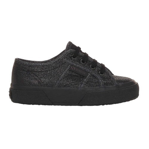 Front - Superga Girls Lamej Canvas Shoes