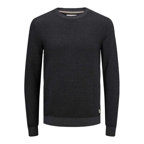 Front - Jack And Jones Mens Knitted Regular Jumper