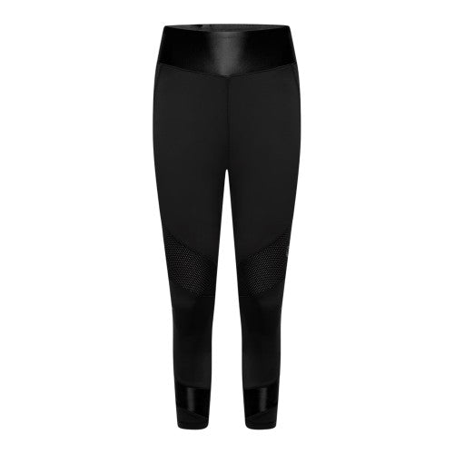 Front - Dare 2B Womens/Ladies Mesh Panel 3/4 Leggings