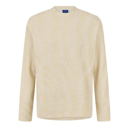 Front - Jack And Jones Mens Ribbed Regular Jumper