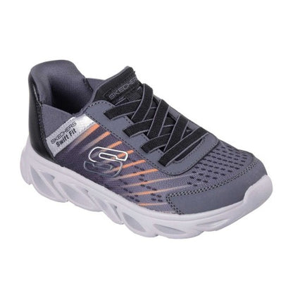 Front - Skechers Childrens/Kids Glide Flex Lace Up Trainers