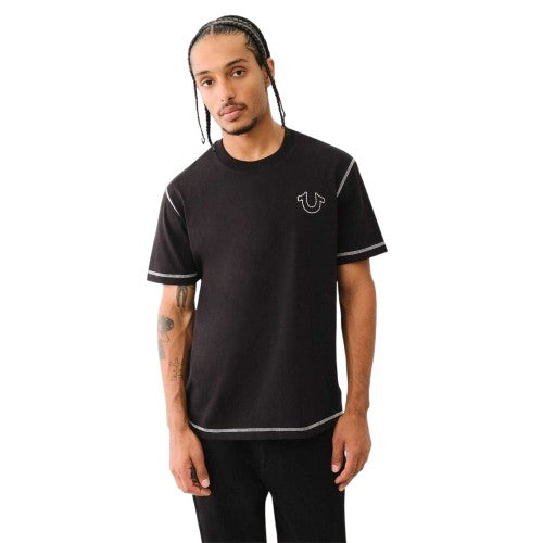 Front - True Religion Mens Horseshoe T-Shirt
