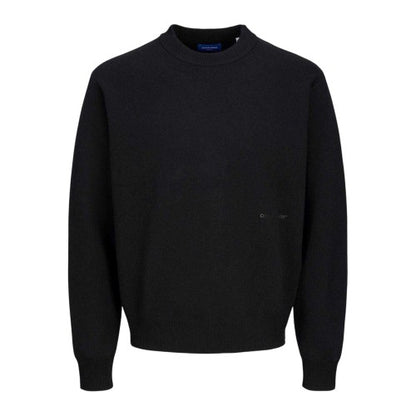 Front - Jack And Jones Mens Crew Neck Regular Long-Sleeved Jumper