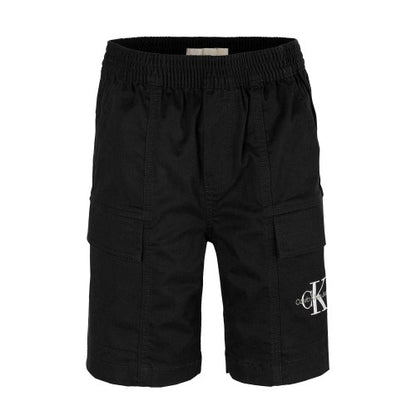 Front - Calvin Klein Childrens/Kids Woven Cargo Shorts