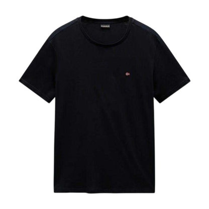 Front - Napapijri Mens Salis Logo Short-Sleeved T-Shirt