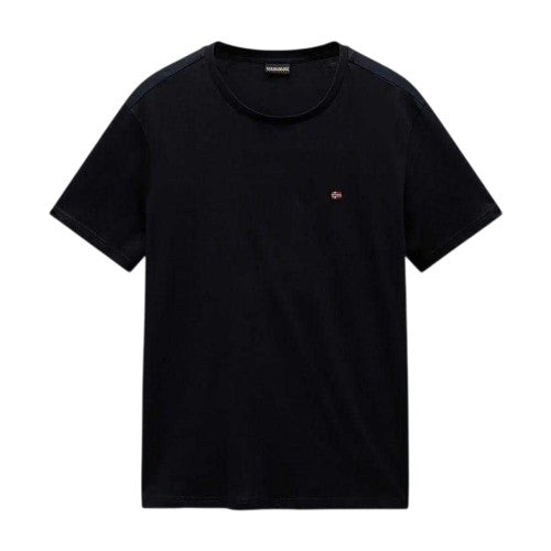 Front - Napapijri Mens Salis Logo Short-Sleeved T-Shirt
