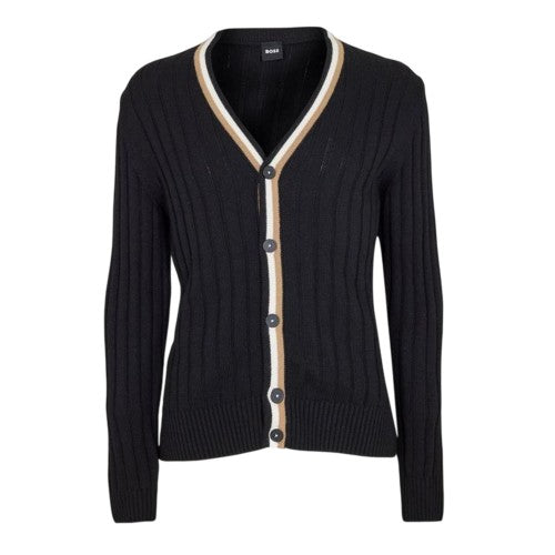 Front - Boss Mens Losilvio Cardigan