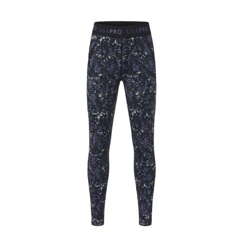 Front - USA Pro Girls Butterfly Leggings