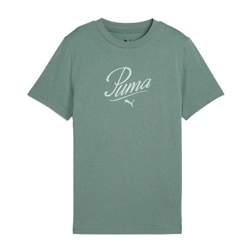 Front - Puma Childrens/Kids Script T-Shirt