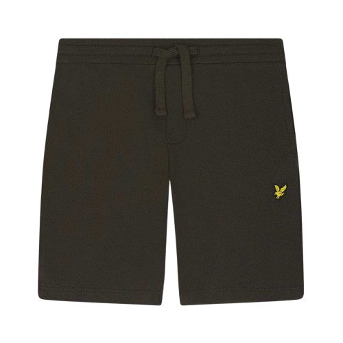 Front - Lyle & Scott Boys Embroidered Logo Shorts