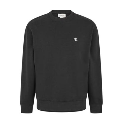 Front - Calvin Klein Mens Monogram Ribbed Sweatshirt