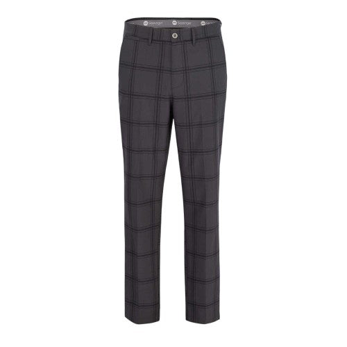 Front - Slazenger Mens Checked Golf Trousers