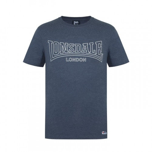 Front - Lonsdale Mens Geometric Logo T-Shirt