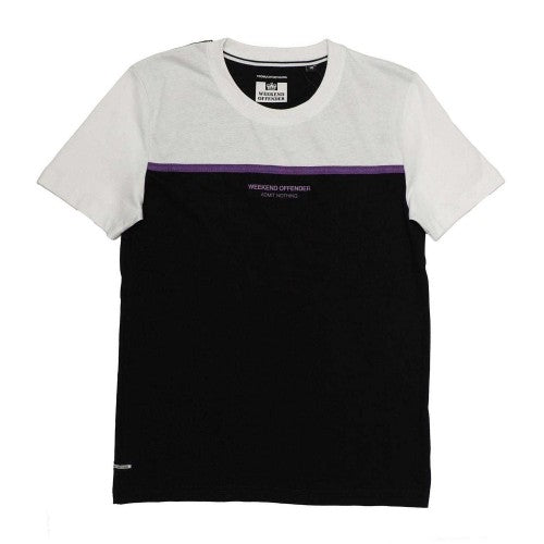 Front - Weekend Offender Womens/Ladies Studio 54 Colour Block T-Shirt
