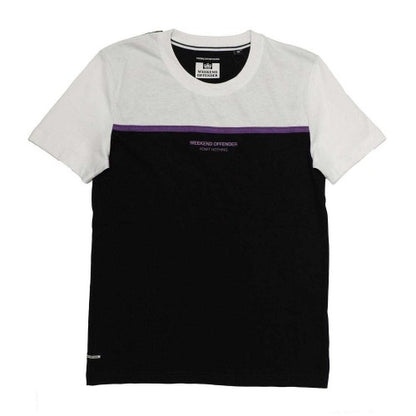 Front - Weekend Offender Womens/Ladies Studio 54 Colour Block T-Shirt