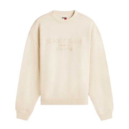 Front - Tommy Jeans Mens Embroidered Logo Sweatshirt