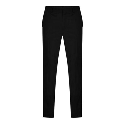 Front - Hugo Mens Getlin Flex Pleated Slim Formal Trousers