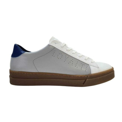 Front - Loyalti Mens Levia Leather Flat Trainers