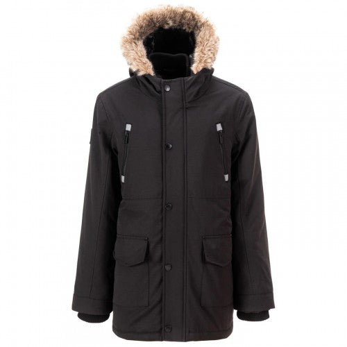 Front - Firetrap Boys Faux Fur Trim Parka