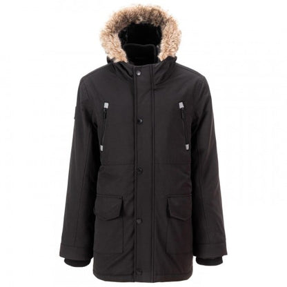 Front - Firetrap Boys Faux Fur Trim Parka