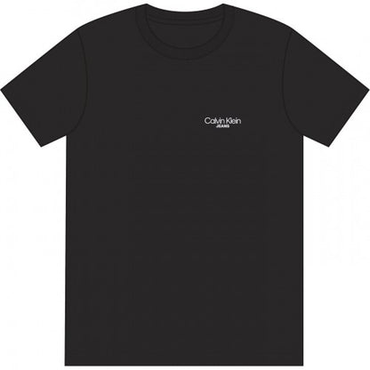Front - Calvin Klein Mens Back Print Logo Regular T-Shirt