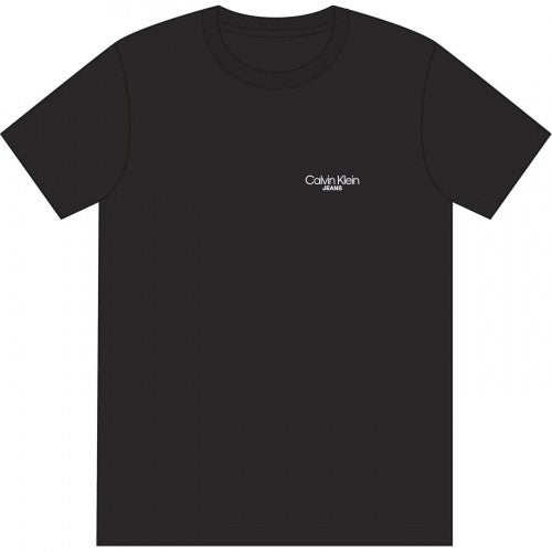 Front - Calvin Klein Mens Back Print Logo Regular T-Shirt