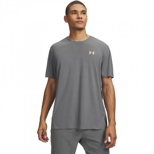Front - Under Armour Mens Trail Run Running T-Shirt