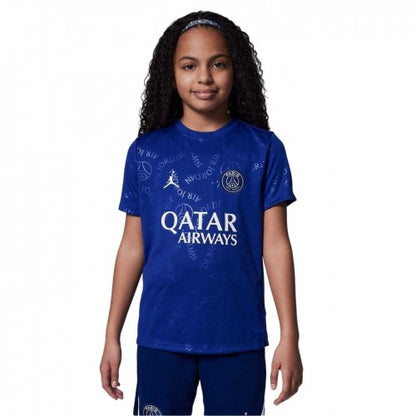 Front - Nike Childrens/Kids Air Jordan Paris Saint Germain FC Jersey