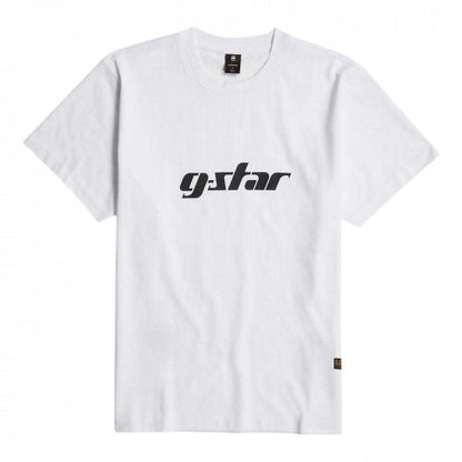 Front - G-Star Unisex Adult Cursive Logo Regular T-Shirt